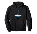 Guitar Sound Wave Musician Acoustic Concert Hoodie - Graphic Print Unisex - T-Shirt, Sweatshirt, Hoodie