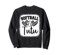 Personalized Baseball Heart Sweatshirt - Casual Everyday Wear for Adults - T-Shirt, Sweatshirt, Hoodie