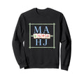 Mahj Mahjong Game Preppy Night Sweatshirt - Minimalist Print for Adults - T-Shirt, Sweatshirt, Hoodie