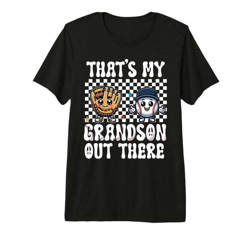 Thats My Grandson Out There Baseball T-Shirt - Aesthetic Graphic Unisex - T-Shirt, Sweatshirt, Hoodie