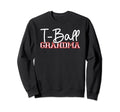 T Ball Grandma Leopard Baseball T Ball Sweatshirt - Graphic Print Unisex - T-Shirt, Sweatshirt, Hoodie