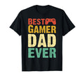 Best Gamer Dad Ever Fathers Day Funny T-Shirt - Custom Art Print Unisex - T-Shirt, Sweatshirt, Hoodie