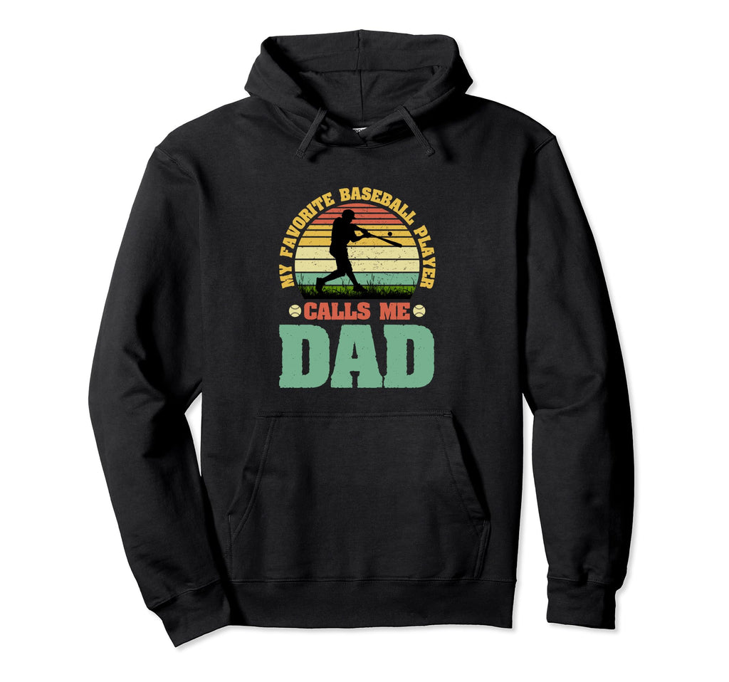 Baseball Dad Funny Baseball Hoodie - Graphic Print Unisex - T-Shirt, Sweatshirt, Hoodie