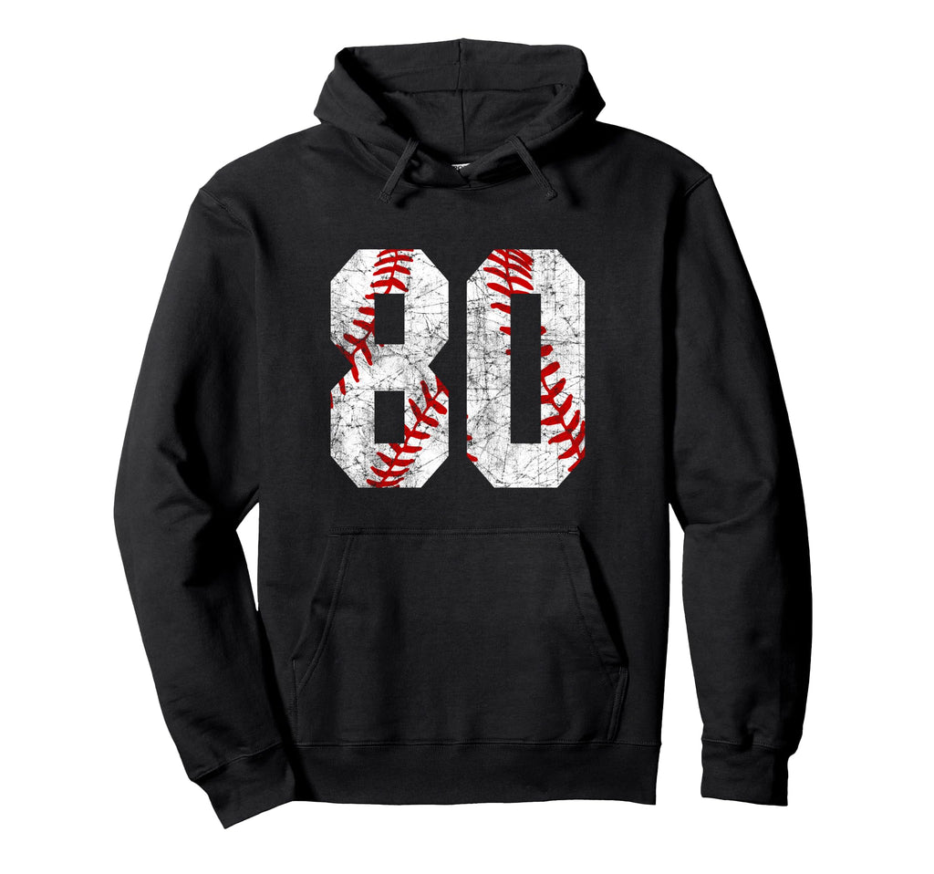 Baseball Mom 80 Jersey Baseball Hoodie - Novelty Apparel Men Women - T-Shirt, Sweatshirt, Hoodie