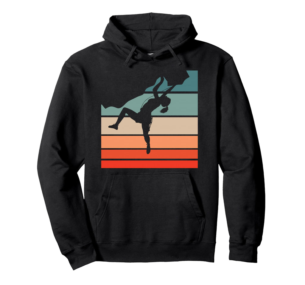 Striped Rock Climbing Bouldering Art Hoodie - Streetwear Style Unisex - T-Shirt, Sweatshirt, Hoodie