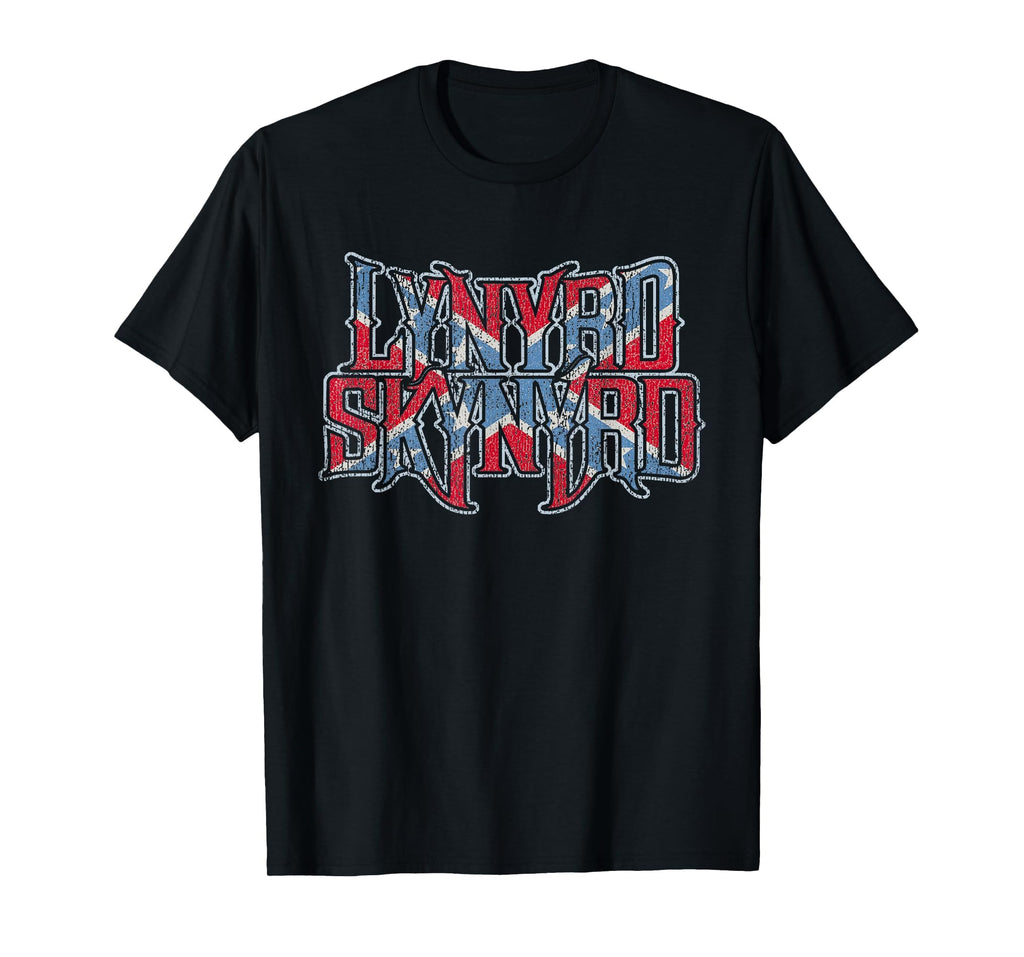 Lynyrd Skynyrd Logo Rock Biker Us Flag T-Shirt - Unique Graphic Unisex - T-Shirt, Sweatshirt, Hoodie