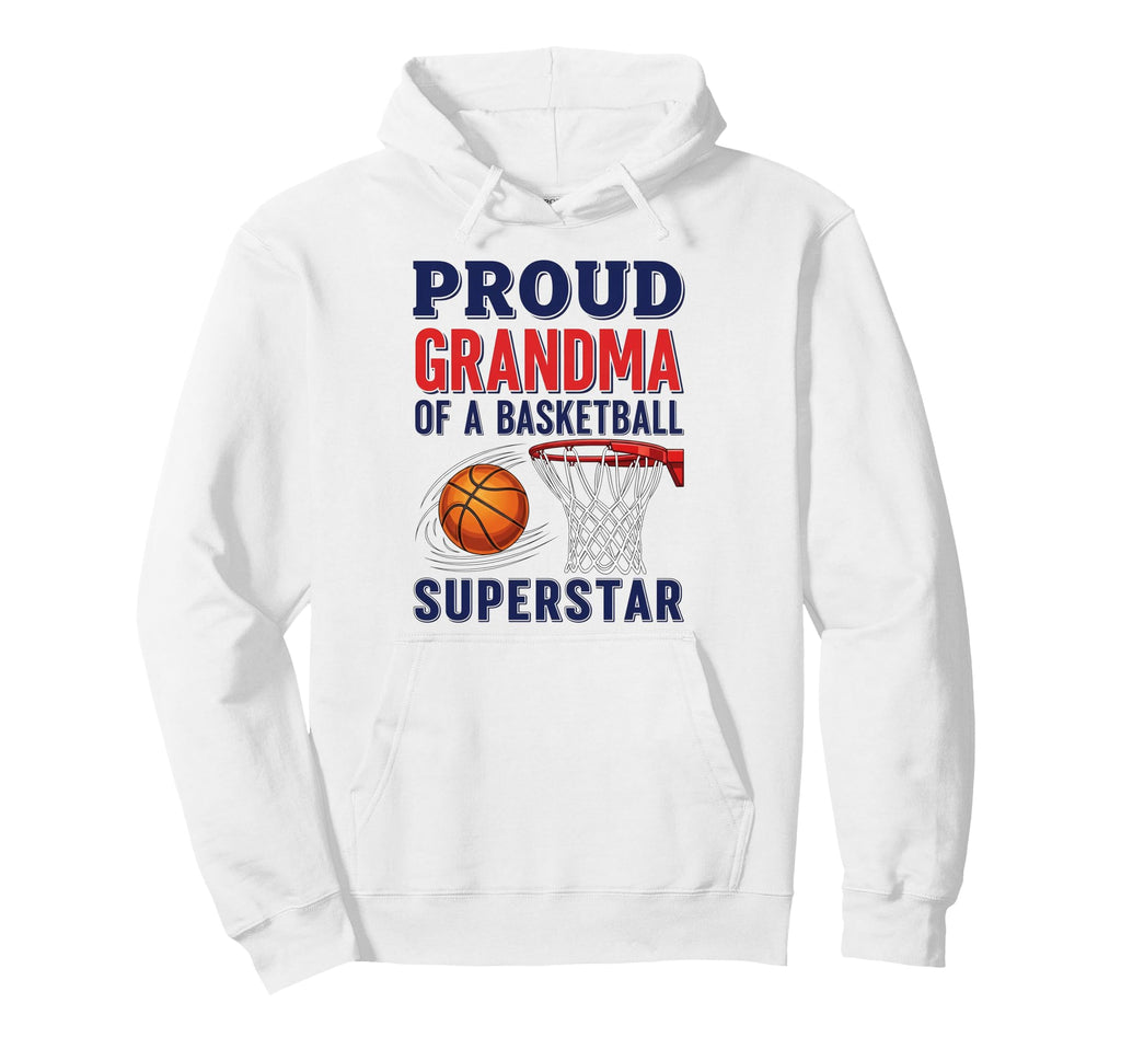 Proud Grandma Basketball Player Hoodie - Streetwear Style for Adults - T-Shirt, Sweatshirt, Hoodie