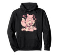 Goth Grunge Demon Anime Furry Wolf Hoodie - Unique Graphic Men Women - T-Shirt, Sweatshirt, Hoodie