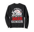 Proud Dad 2025 Senior Baseball Sweatshirt - Minimalist Print Unisex - T-Shirt, Sweatshirt, Hoodie