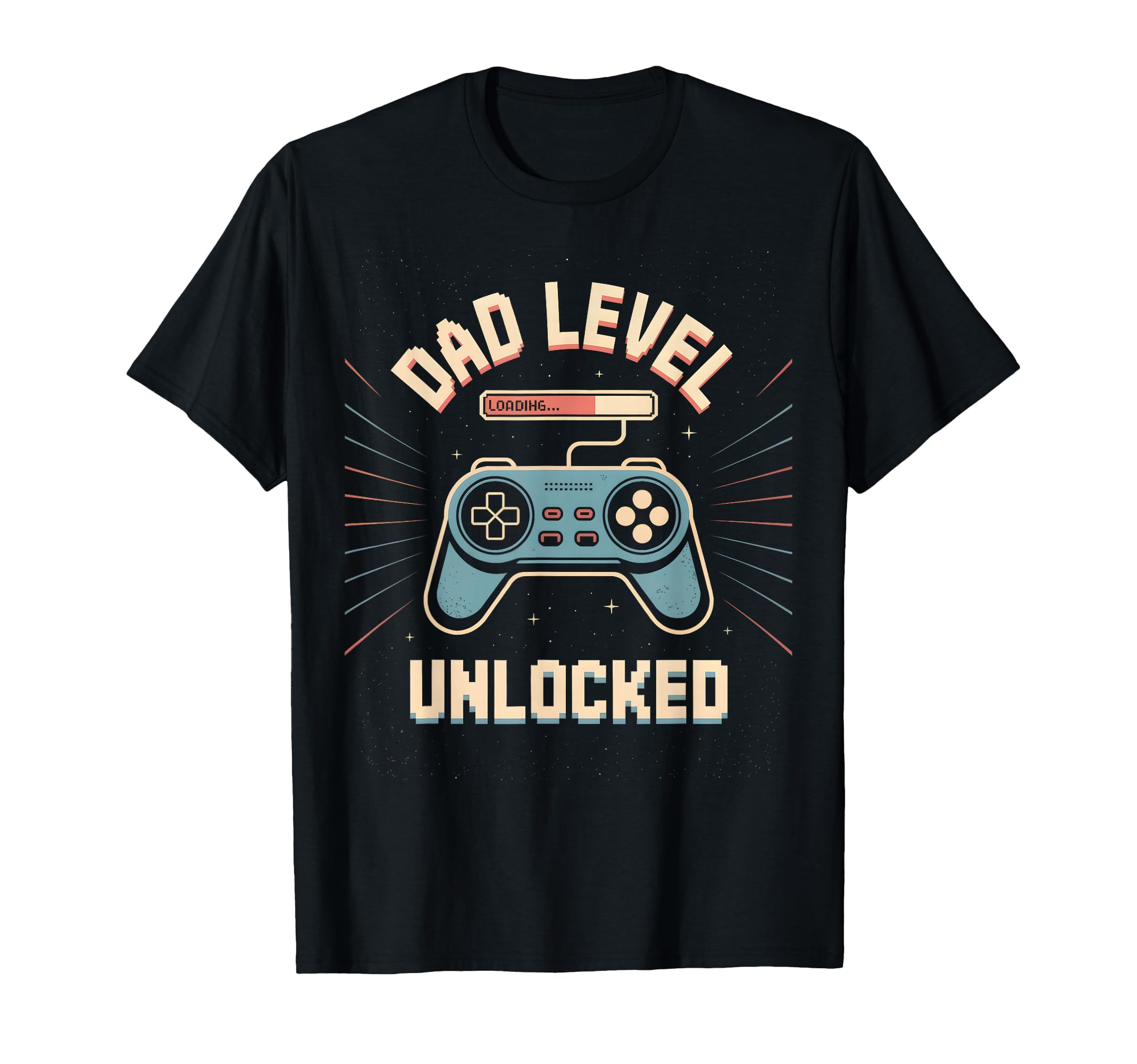 First Fathers Day Gamer Dad T-Shirt - Minimalist Print Men Women - T-Shirt, Sweatshirt, Hoodie