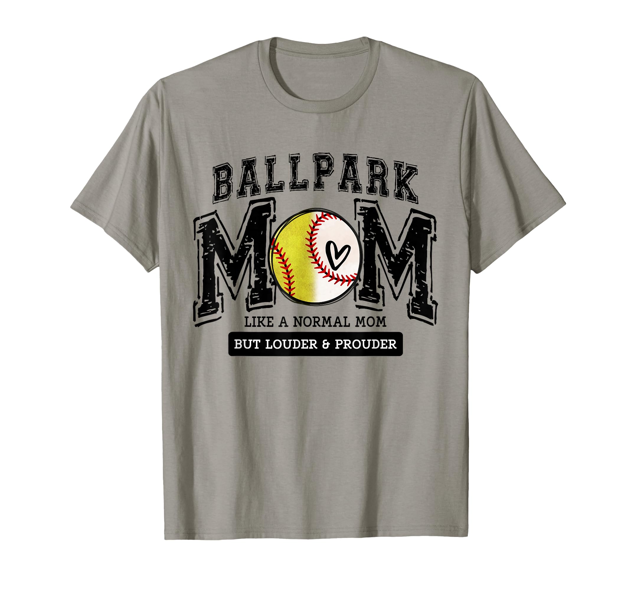 Loud Proud Ballpark Mom Baseball T-Shirt - Custom Art Print Men Women - T-Shirt, Sweatshirt, Hoodie
