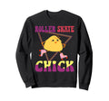 Roller Skating Skate 1970S Chicken Sweatshirt - Aesthetic Graphic Unisex - T-Shirt, Sweatshirt, Hoodie
