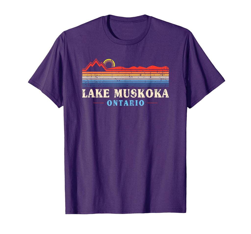Lake Muskoka Ontario Sunset T-Shirt - Graphic Print for Adults - T-Shirt, Sweatshirt, Hoodie