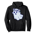 Groovy Halloween Spooky Boho Floral Hoodie - Casual Everyday Wear Unisex - T-Shirt, Sweatshirt, Hoodie