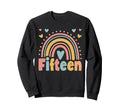 15 Year Old Boho Rainbow 15Th Sweatshirt - Novelty Apparel Men Women - T-Shirt, Sweatshirt, Hoodie