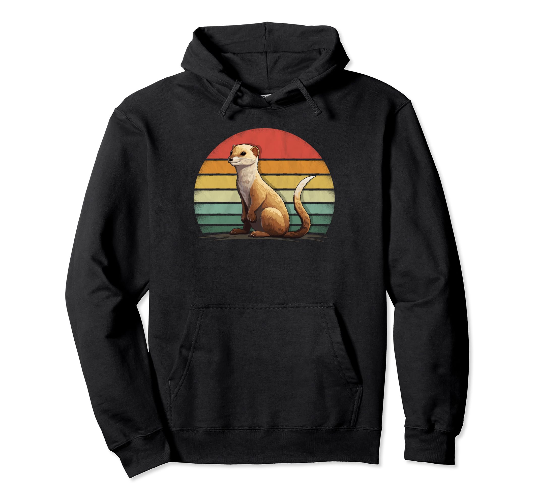 Mongoose Lover Distressed Mongoose Hoodie - Streetwear Style Unisex - T-Shirt, Sweatshirt, Hoodie