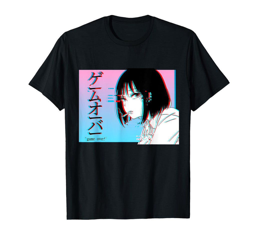 Pastel Goth Anime Vaporwave Aesthetic T-Shirt - Unique Graphic Men Women - T-Shirt, Sweatshirt, Hoodie