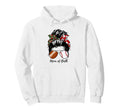 Football Mom Baseball Mom Both Messy Hoodie - Aesthetic Graphic Men Women - T-Shirt, Sweatshirt, Hoodie