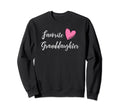 Favorite Granddaughter Heart Sweatshirt - Aesthetic Graphic Men Women - T-Shirt, Sweatshirt, Hoodie
