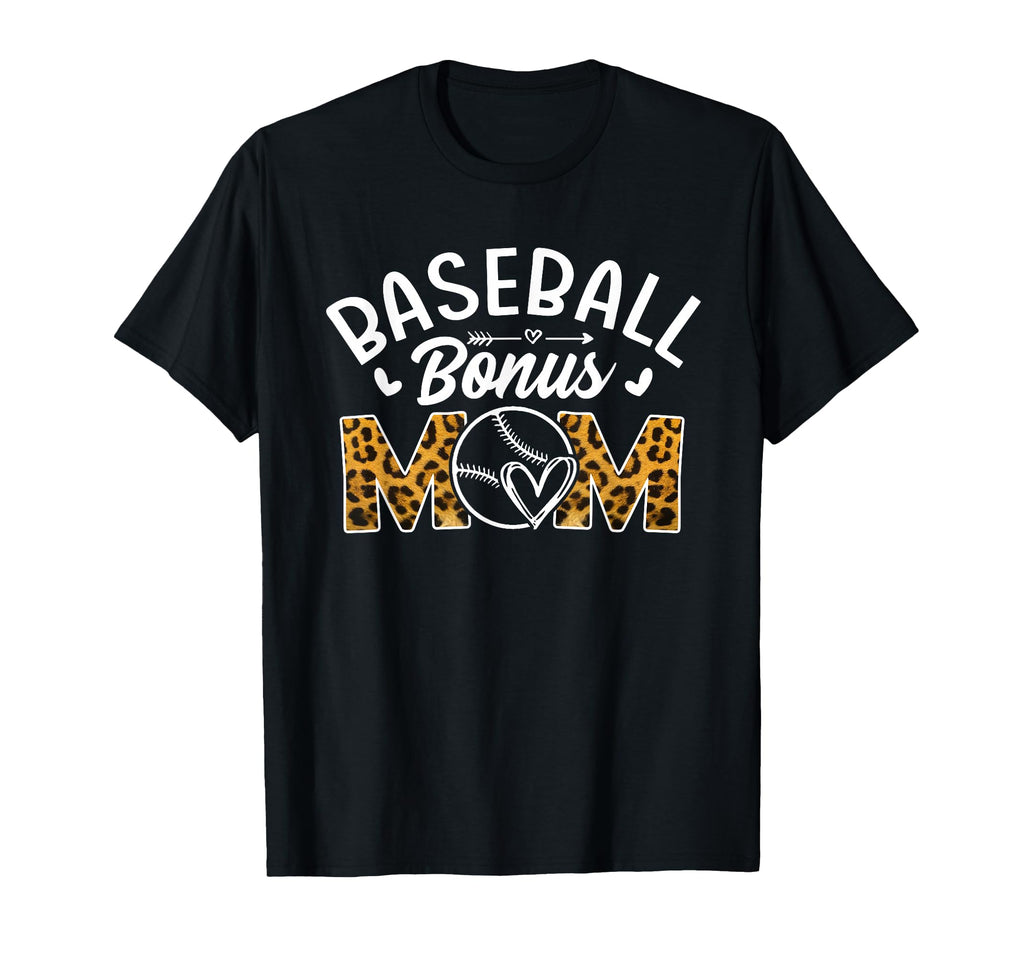 Baseball Bonus Mom Baseball Moms Step T-Shirt - Unique Graphic Men Women - T-Shirt, Sweatshirt, Hoodie