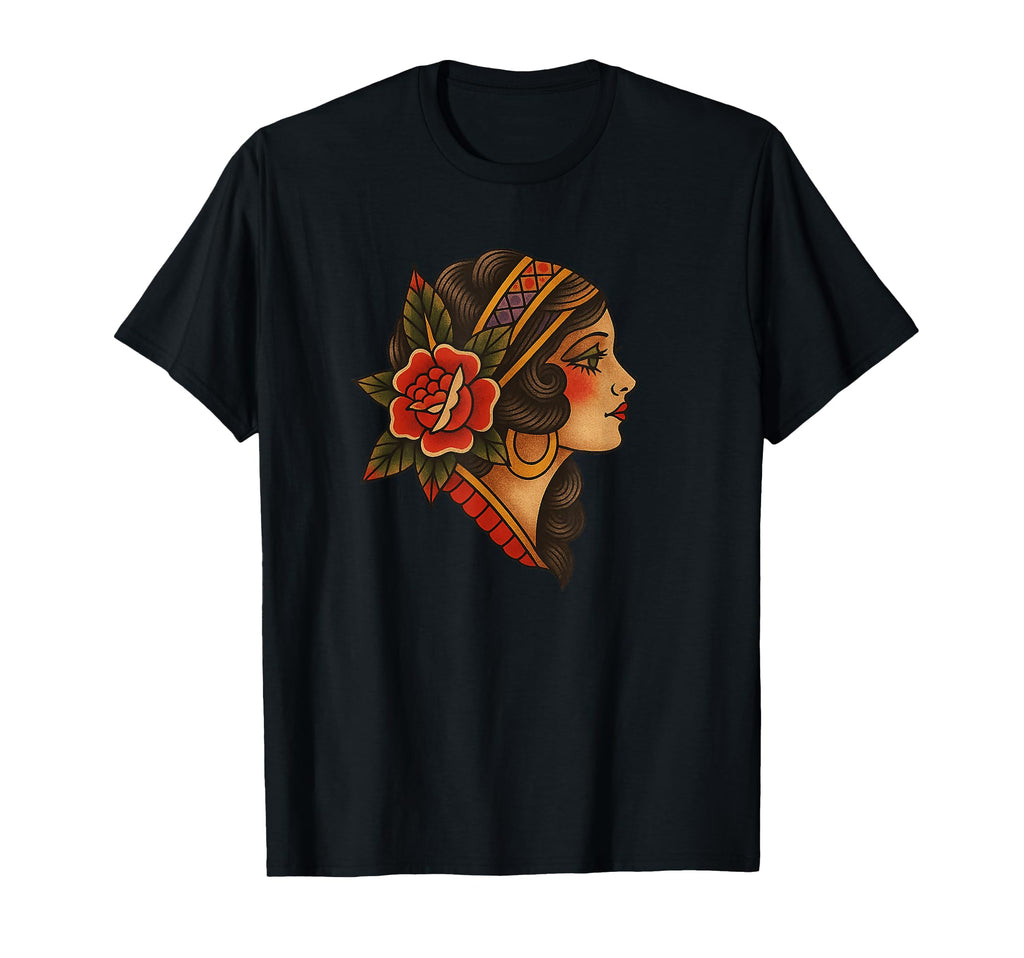 Traditional Tattoo T-Shirt - Fun Novelty Design Men Women - T-Shirt, Sweatshirt, Hoodie