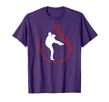 Baseball Pitcher Ball Stitch Silhouette T-Shirt - Graphic Print Men Women - T-Shirt, Sweatshirt, Hoodie