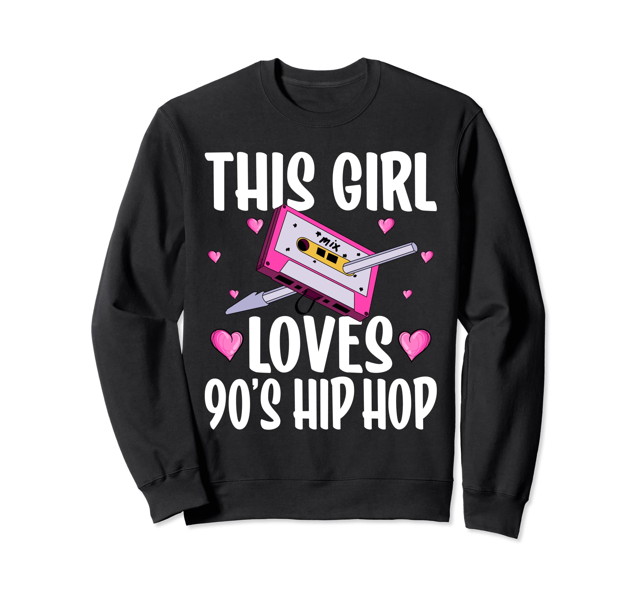 Love 90S Hip Hop Gangster Rap Old Sweatshirt - Minimalist Print Men Women - T-Shirt, Sweatshirt, Hoodie