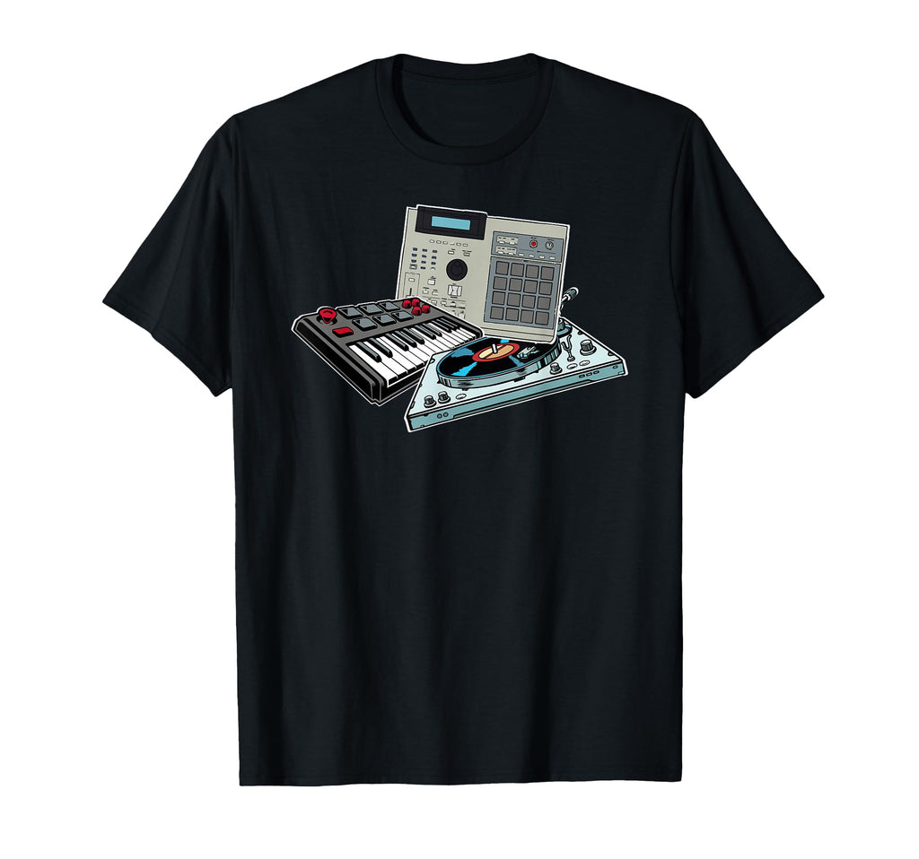 Drum Machine Midi Keybord Hip Hop Boom T-Shirt - Novelty Apparel Men Women - T-Shirt, Sweatshirt, Hoodie