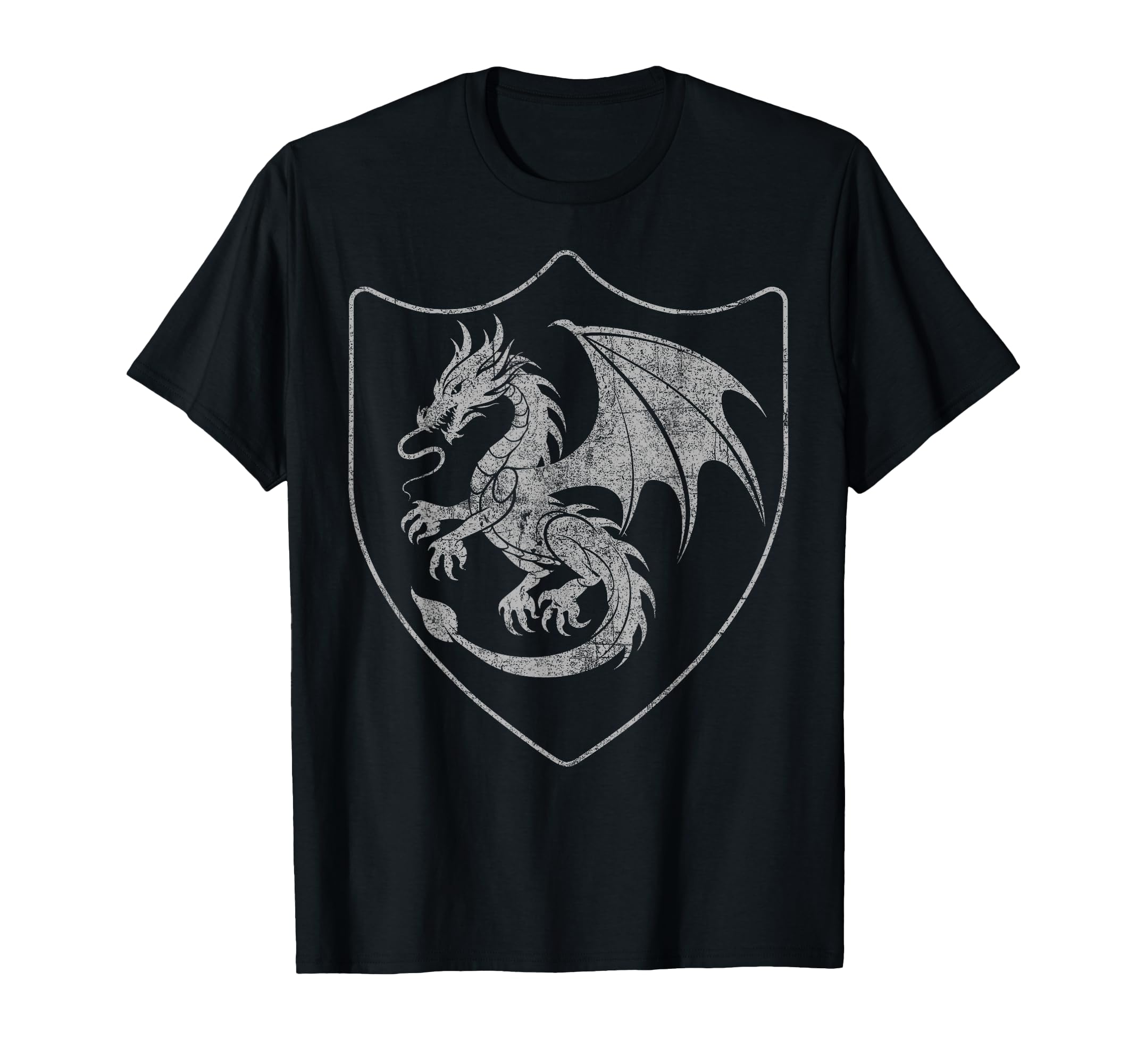 Dragon Shield Heraldry St George England T-Shirt - Minimalist Print Unisex - T-Shirt, Sweatshirt, Hoodie
