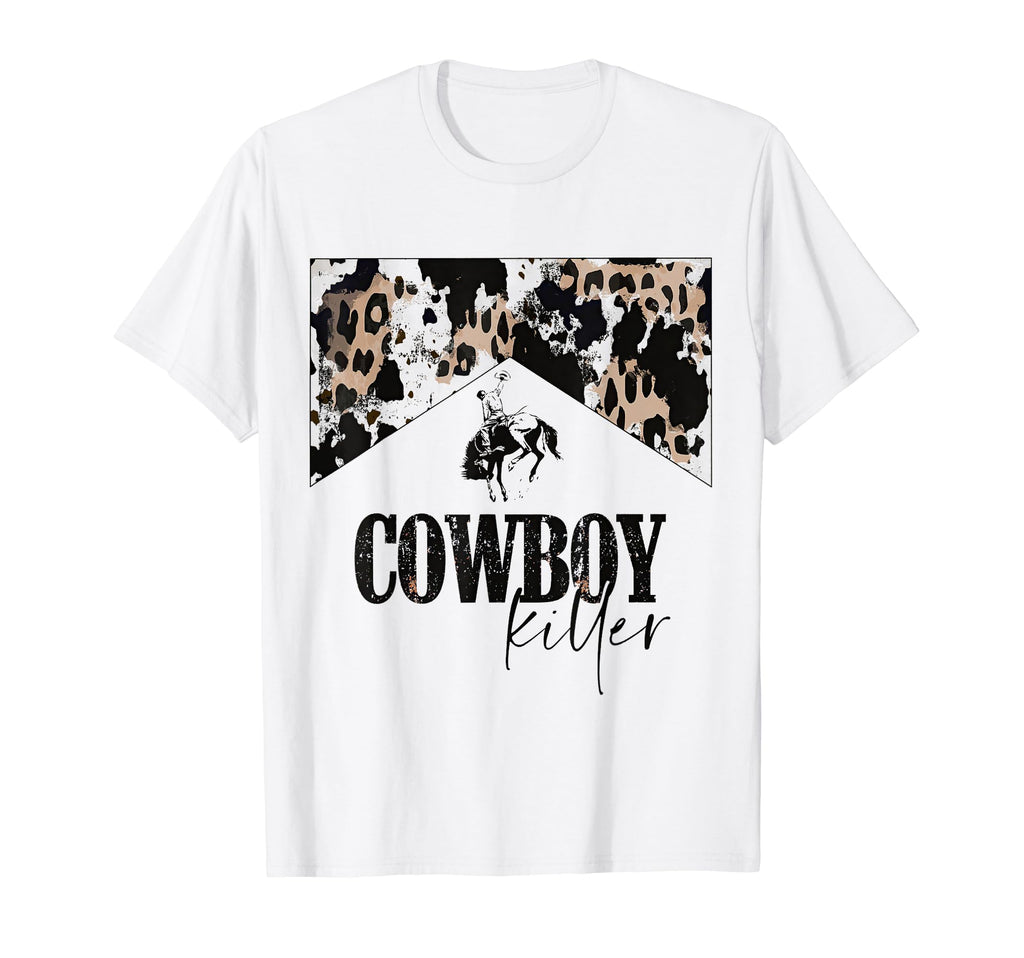 Cowboy Killer Western Leopard Country T-Shirt - Streetwear Style Men Women - T-Shirt, Sweatshirt, Hoodie