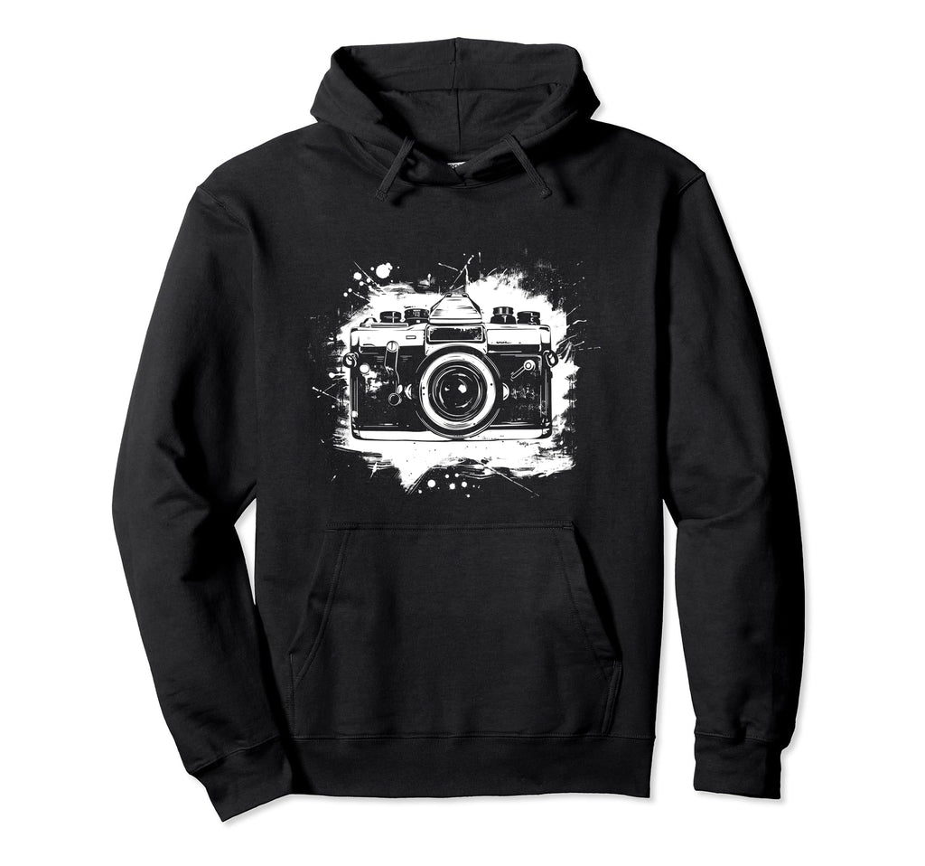 Camera Photography Watercolor Art Hoodie - Casual Everyday Wear for Adults - T-Shirt, Sweatshirt, Hoodie