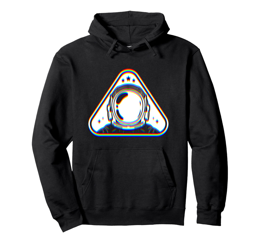 Glitch Art Edm Rave Optical Hoodie - Casual Everyday Wear Men Women - T-Shirt, Sweatshirt, Hoodie