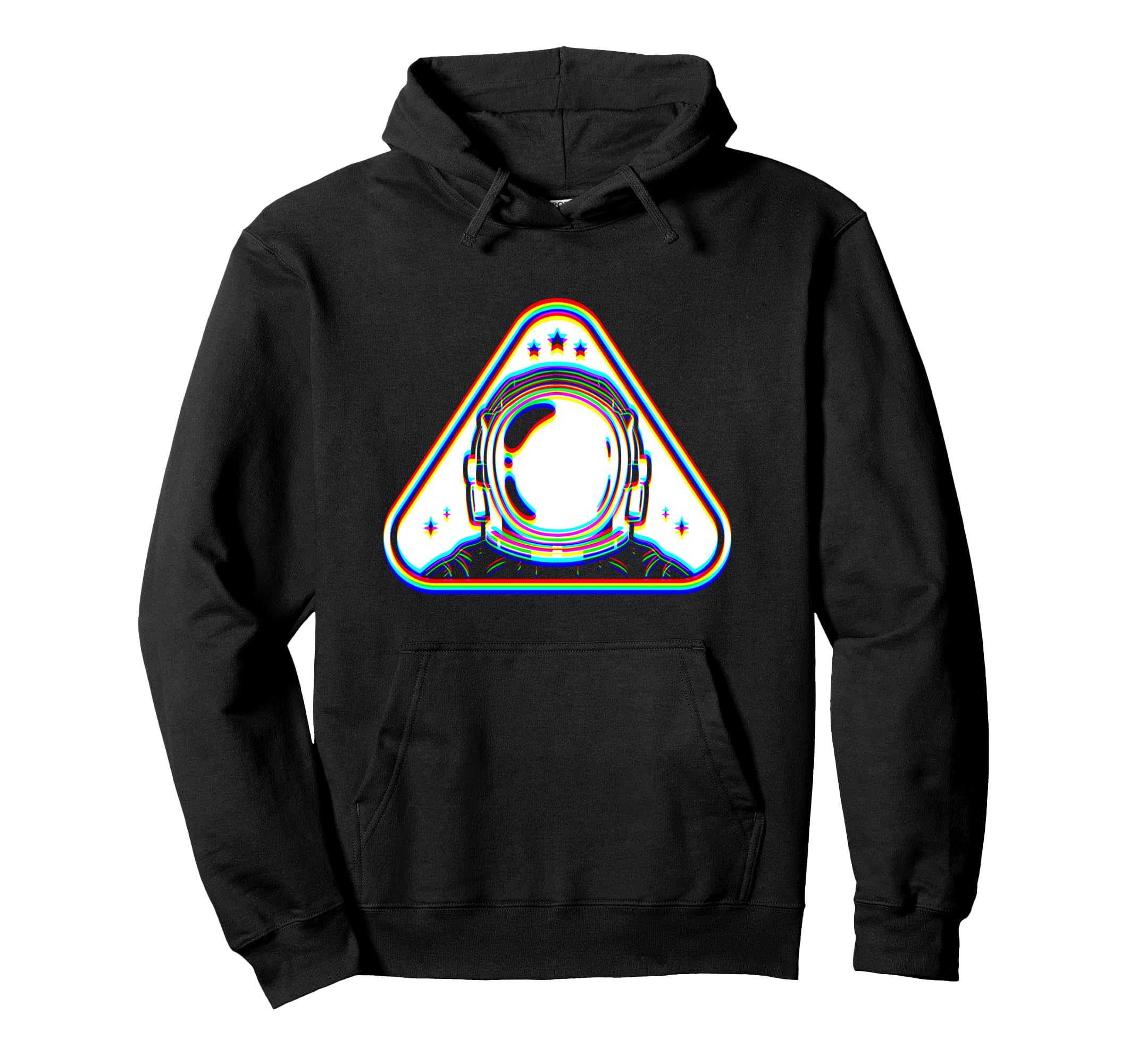 Glitch Art Edm Rave Optical Hoodie - Casual Everyday Wear Men Women - T-Shirt, Sweatshirt, Hoodie