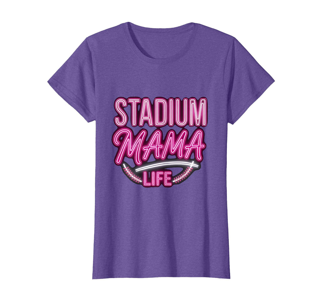 Stadium Mama Life Baseball Mom T-Shirt - Aesthetic Graphic for Adults - T-Shirt, Sweatshirt, Hoodie