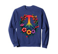 60S 70S Flower Power Groovy Love Sweatshirt - Unique Graphic for Adults - T-Shirt, Sweatshirt, Hoodie