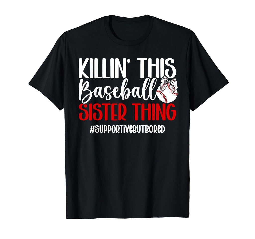 This Baseball Sister Thing Sister T-Shirt - Minimalist Print for Adults - T-Shirt, Sweatshirt, Hoodie