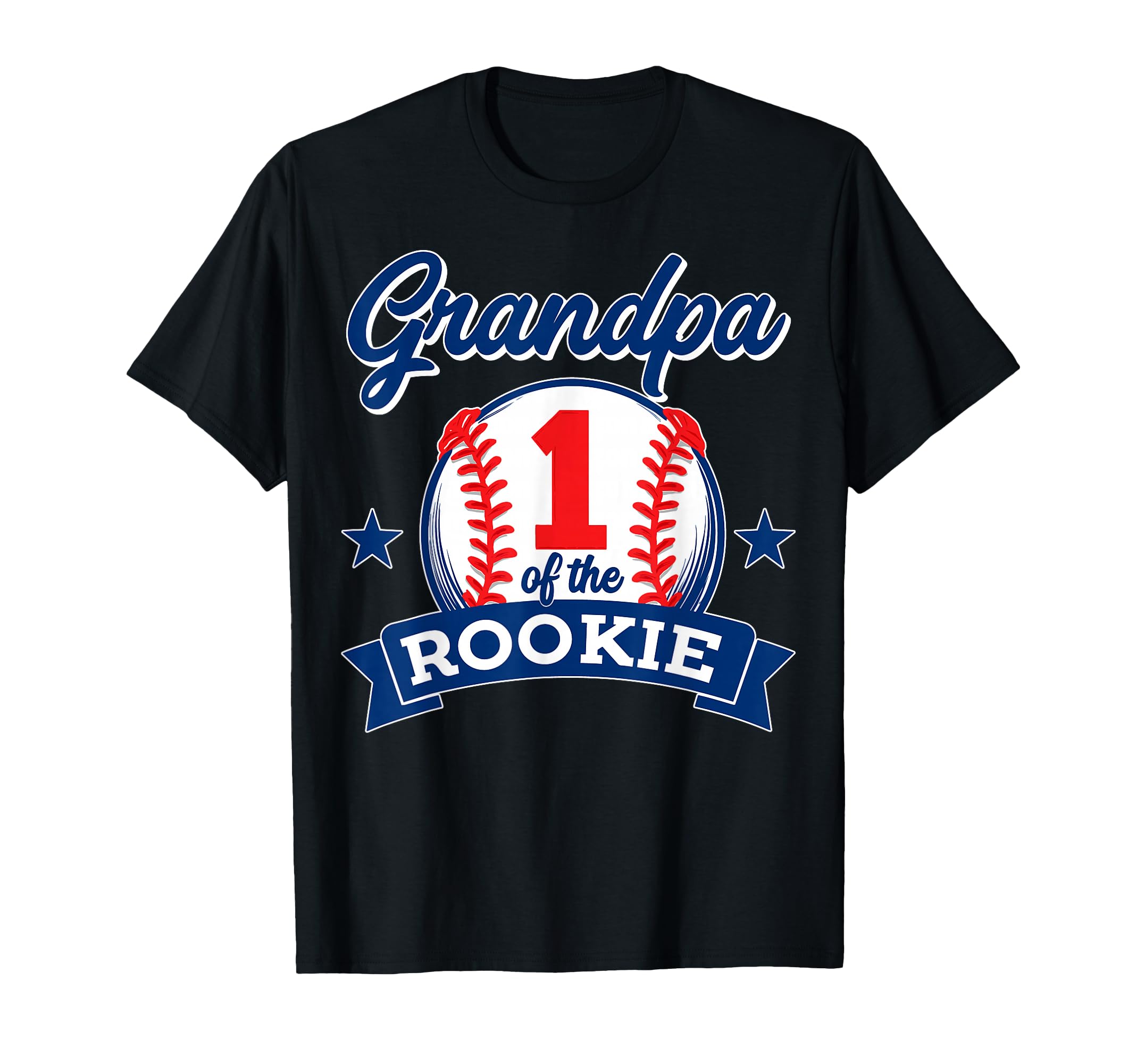 Grandpa Rookie 1St Birthday Baseball T-Shirt - Trendy Graphic for Adults - T-Shirt, Sweatshirt, Hoodie