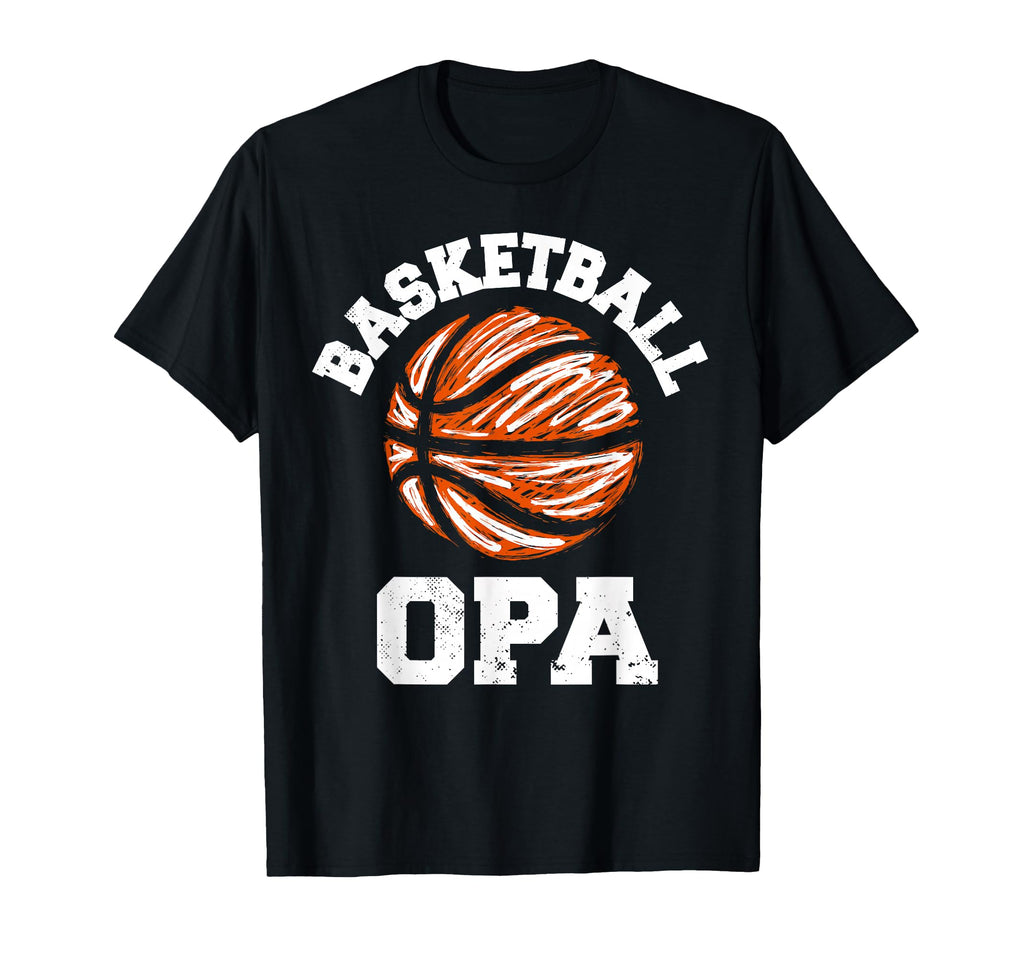 Basketball Opa Distressed Funny T-Shirt - Casual Everyday Wear for Adults - T-Shirt, Sweatshirt, Hoodie