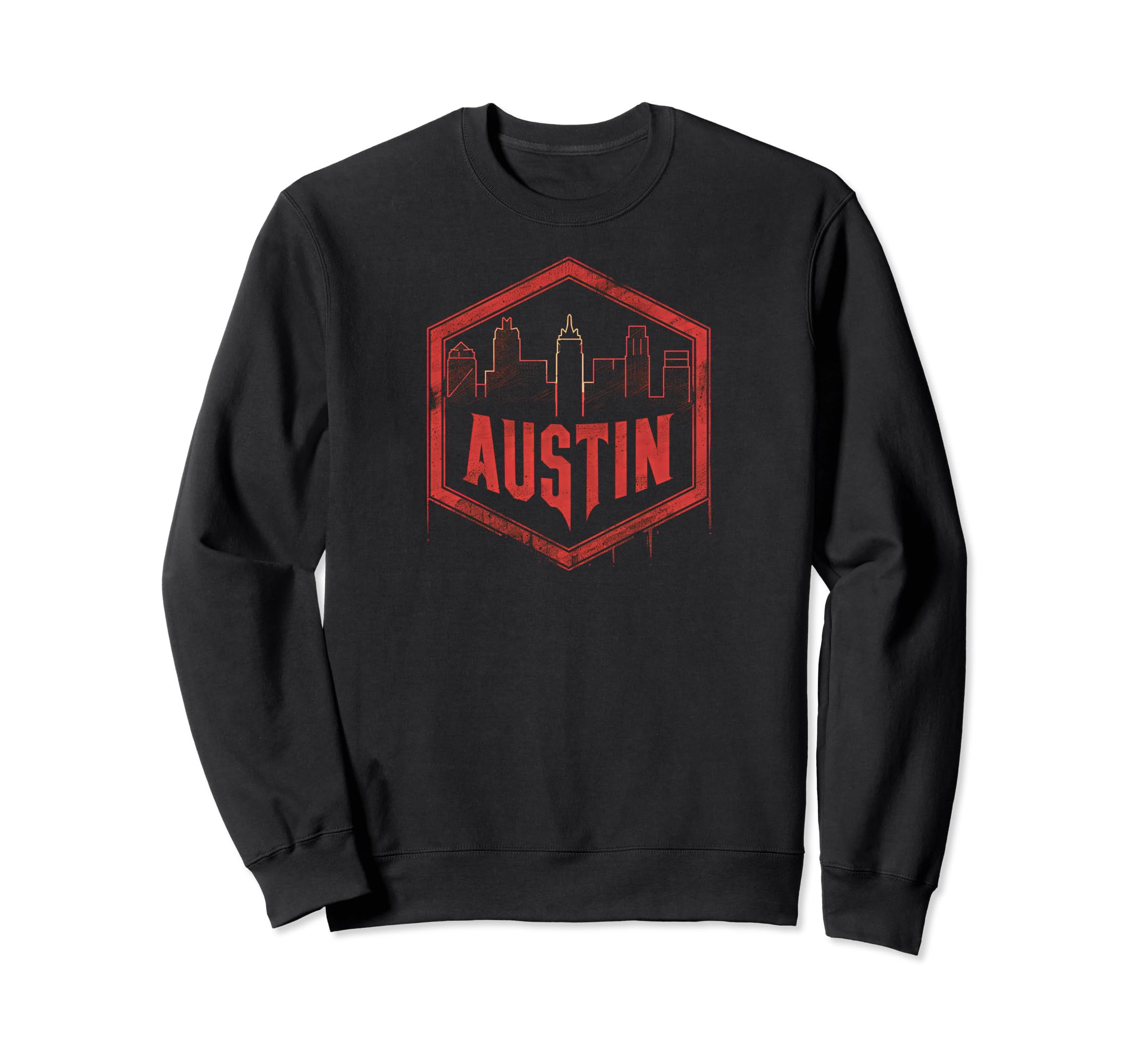 Austin Grit 90S Grunge Urbandecay Sweatshirt - Minimalist Print Men Women - T-Shirt, Sweatshirt, Hoodie