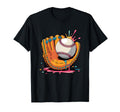 Ice Cream Drip Baseball Glove T-Shirt - Novelty Apparel Men Women - T-Shirt, Sweatshirt, Hoodie