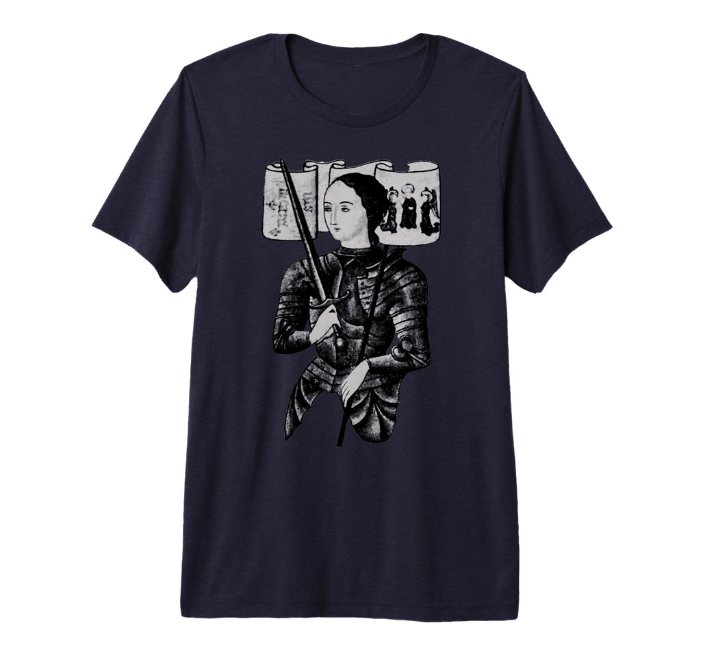 St Joan Arc Distressed Saint T-Shirt - Streetwear Style for Adults - T-Shirt, Sweatshirt, Hoodie