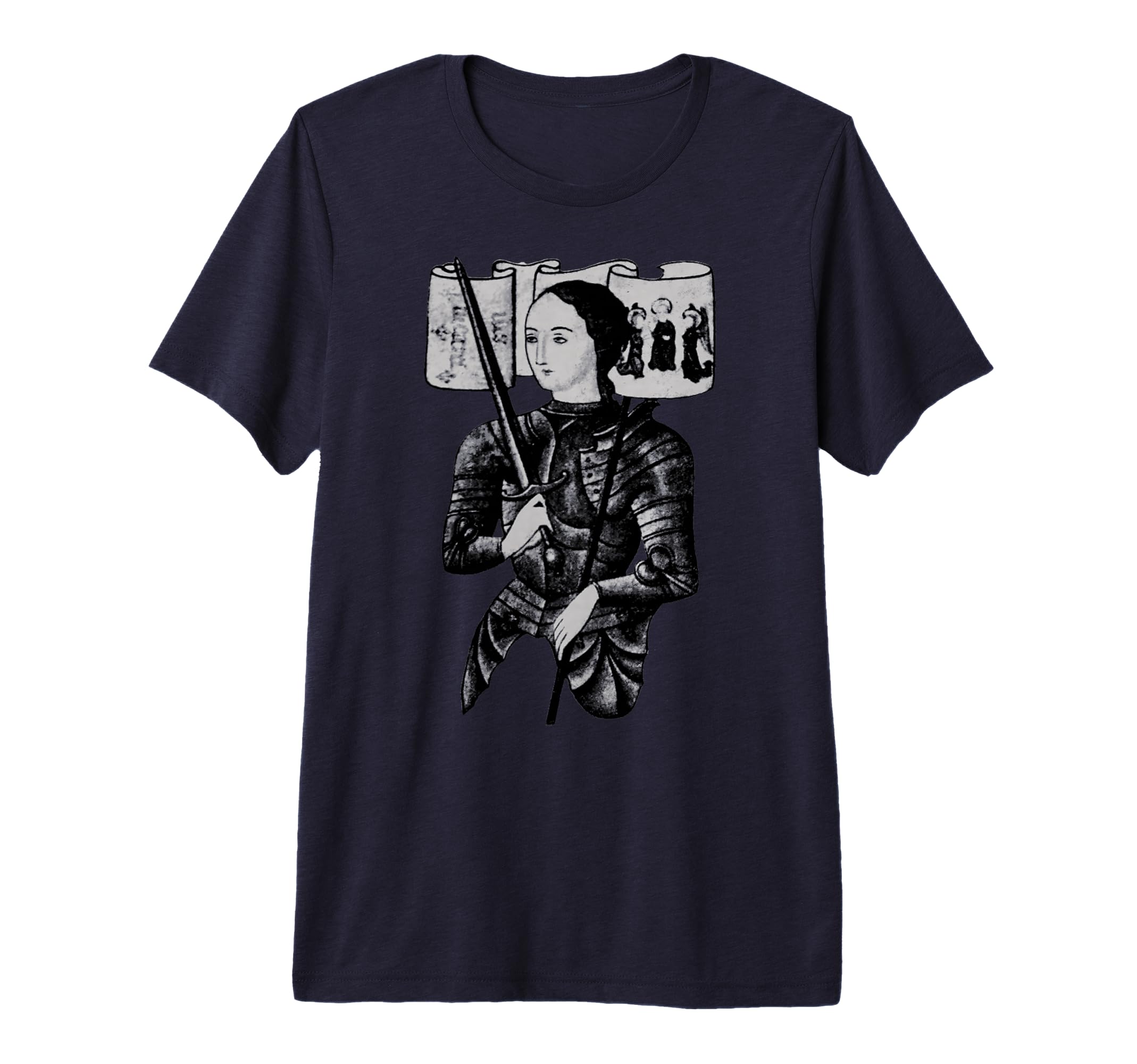 St Joan Arc Distressed Saint T-Shirt - Streetwear Style for Adults - T-Shirt, Sweatshirt, Hoodie