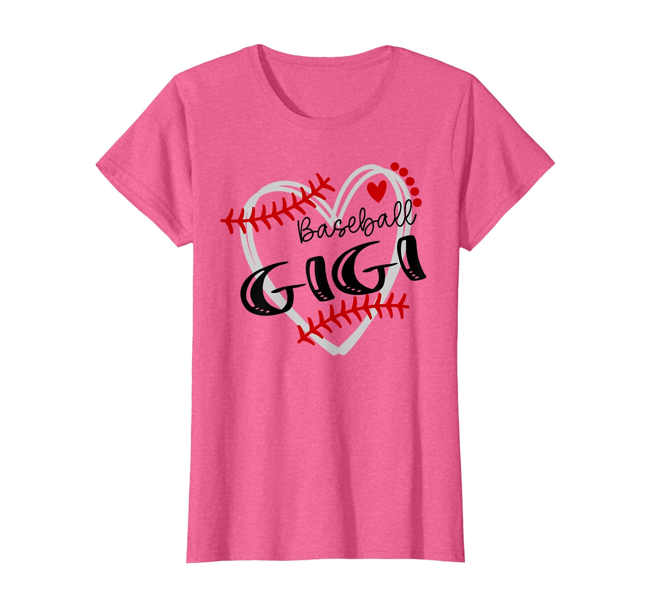 Personalized Baseball Heart Gigi T-Shirt - Trendy Graphic Men Women - T-Shirt, Sweatshirt, Hoodie