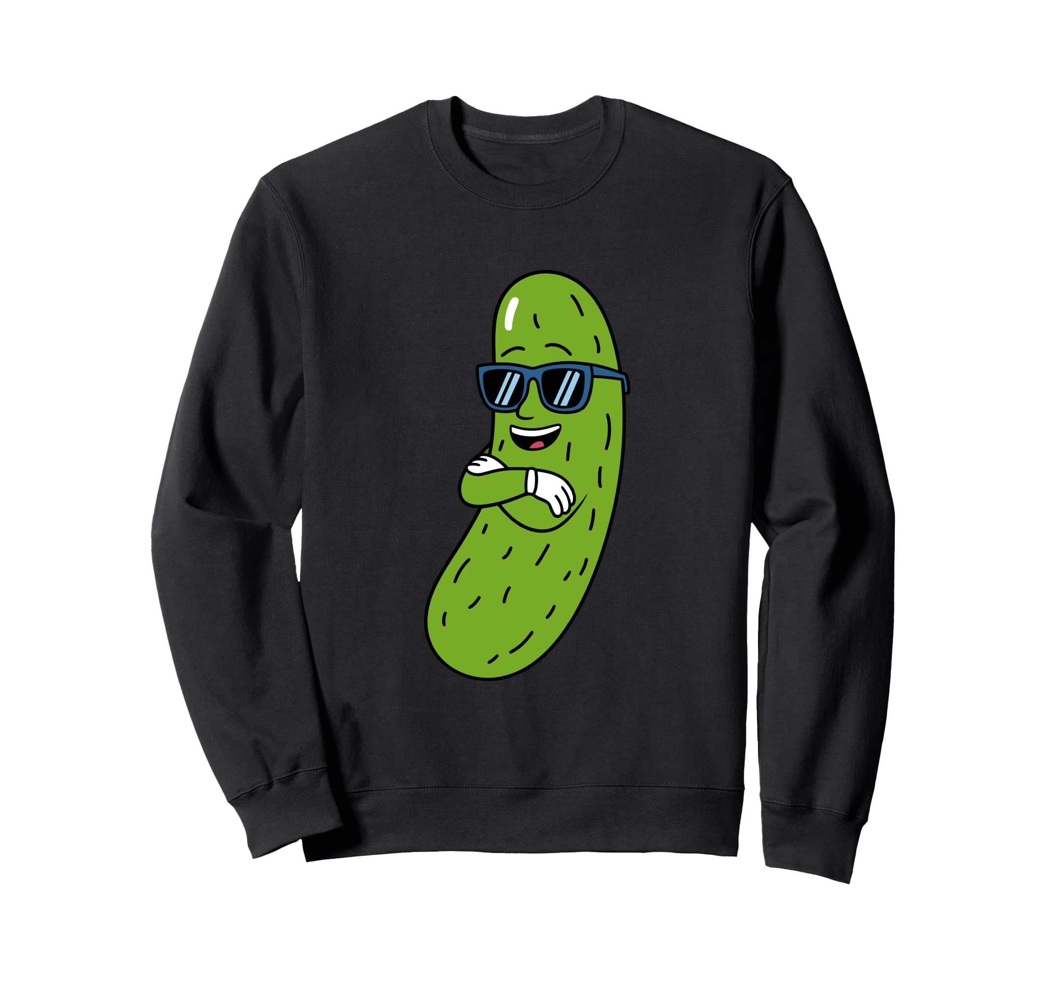 Pickle Cartoon Funny Y2K Sweatshirt - Casual Everyday Wear for Adults - T-Shirt, Sweatshirt, Hoodie