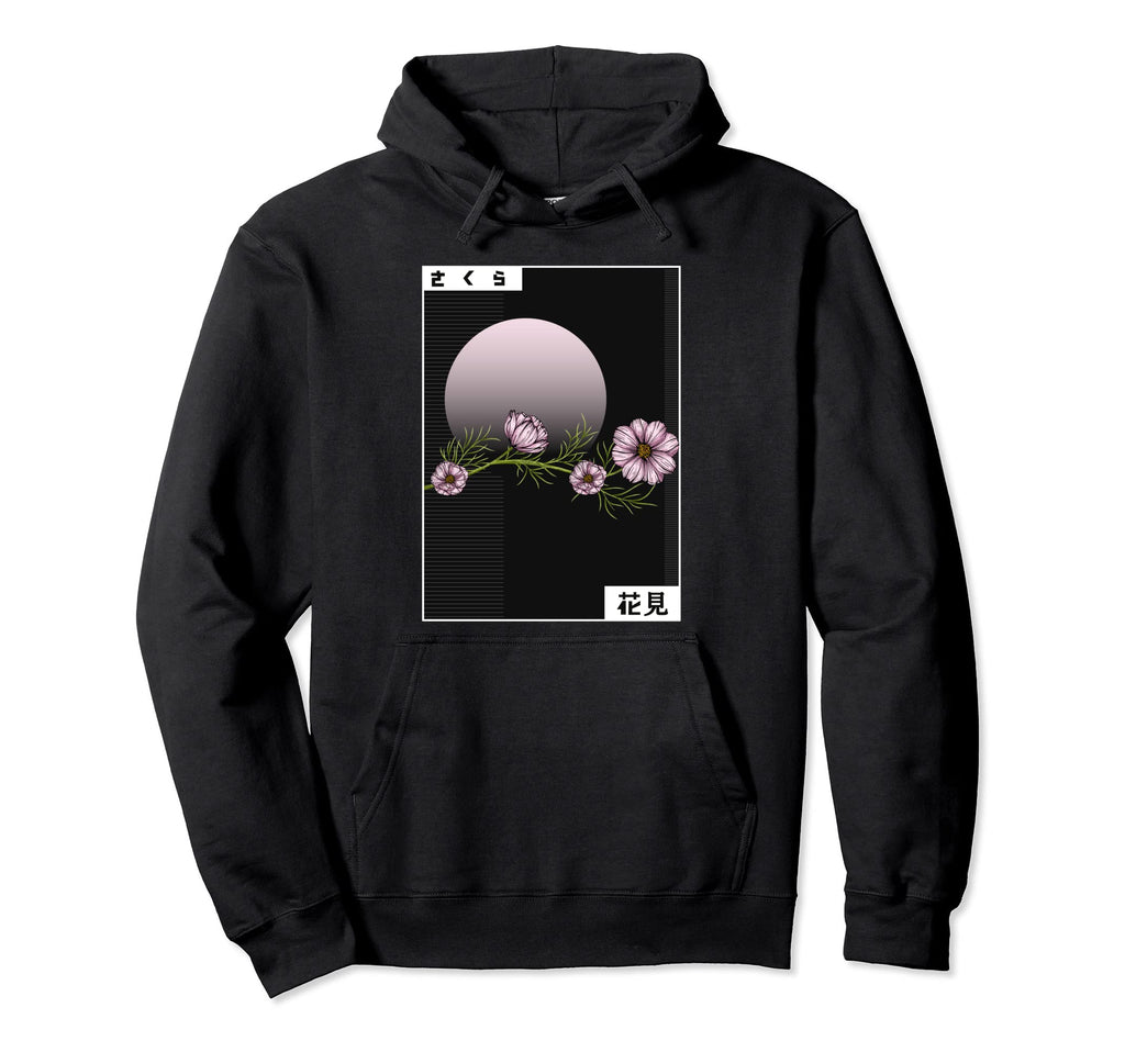 Japan Kanji Vaporwave Aesthetic Grunge Hoodie - Novelty Apparel Unisex - T-Shirt, Sweatshirt, Hoodie