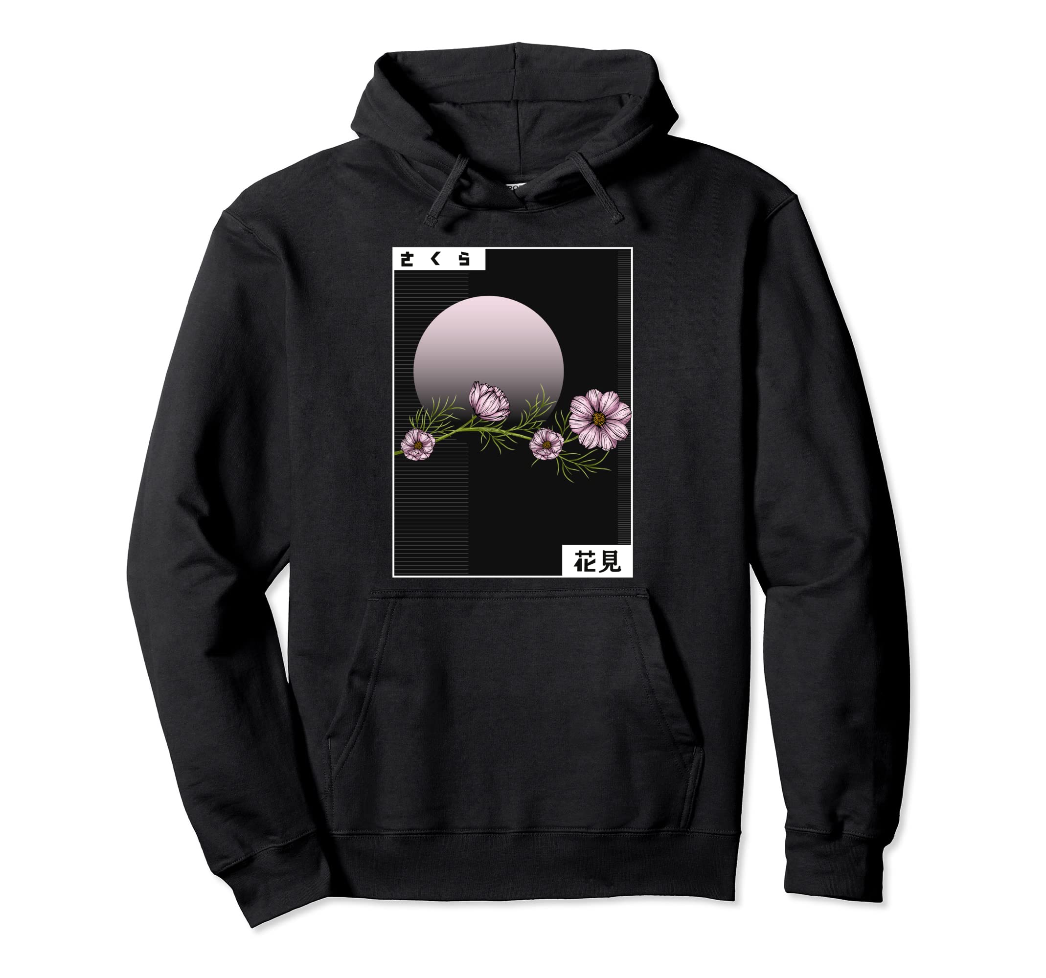 Japan Kanji Vaporwave Aesthetic Grunge Hoodie - Novelty Apparel Unisex - T-Shirt, Sweatshirt, Hoodie