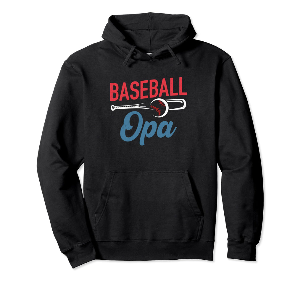Baseball Opa Life Happy Fathers Day Hoodie - Novelty Apparel for Adults - T-Shirt, Sweatshirt, Hoodie