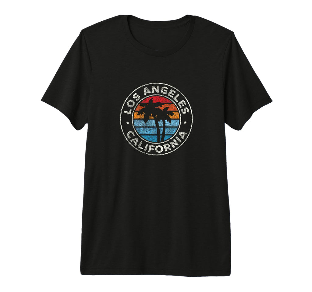 Los Angeles California Ca 70S Tri T-Shirt - Aesthetic Graphic Men Women - T-Shirt, Sweatshirt, Hoodie