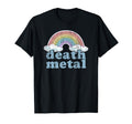 Death Metal Rainbow Funny Rock Music T-Shirt - Custom Art Print Men Women - T-Shirt, Sweatshirt, Hoodie