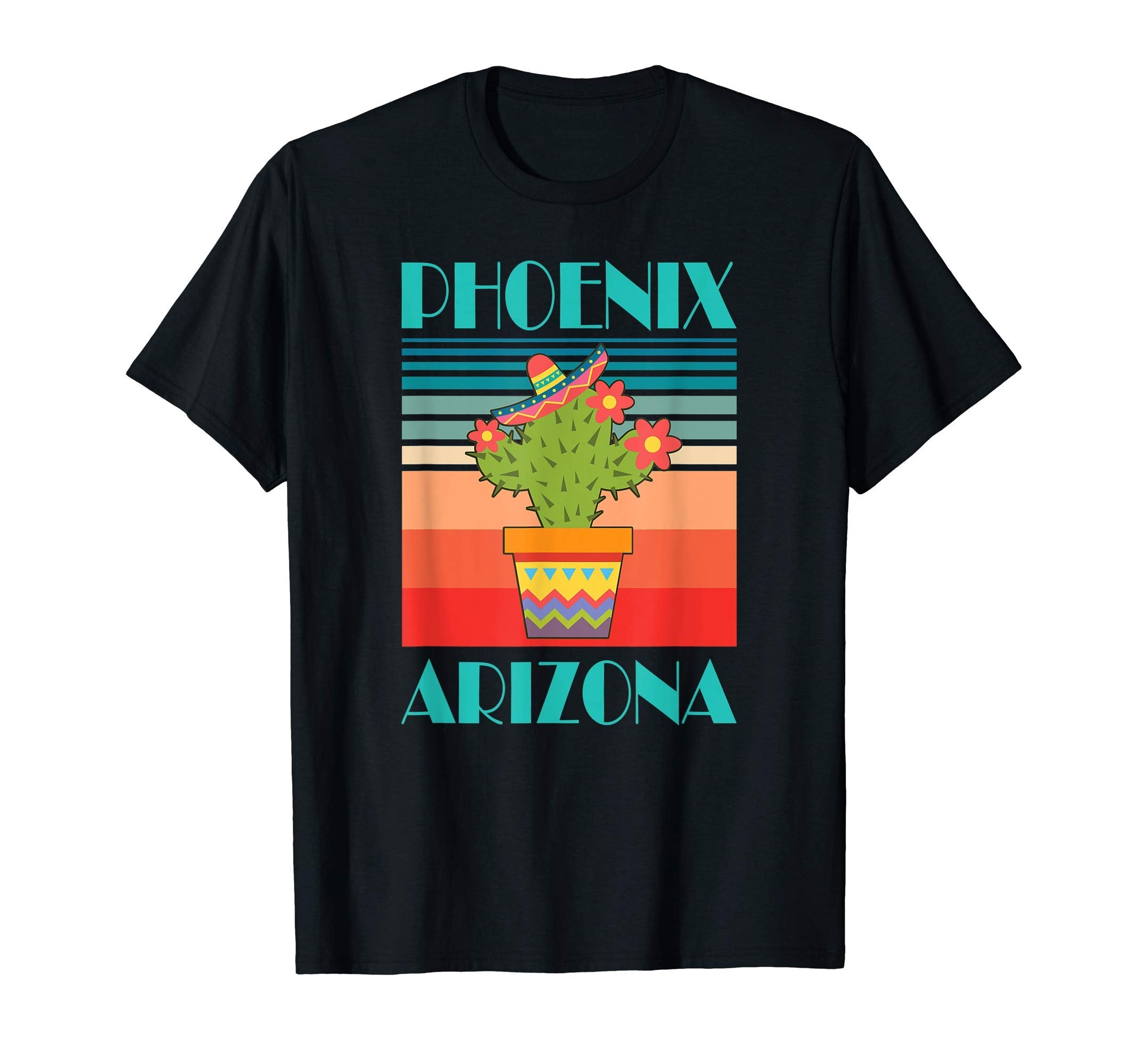 Phoenix Arizona Sunset Cactus T-Shirt - Unique Graphic Unisex - T-Shirt, Sweatshirt, Hoodie